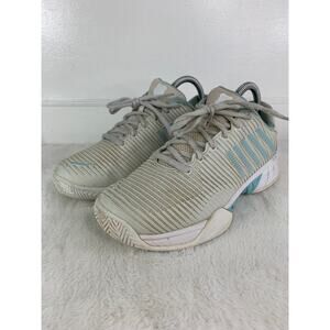 K-Swiss Surgelite Women's 96807-089 White/Blue Dura Wrap Flex Sneakers Size 7